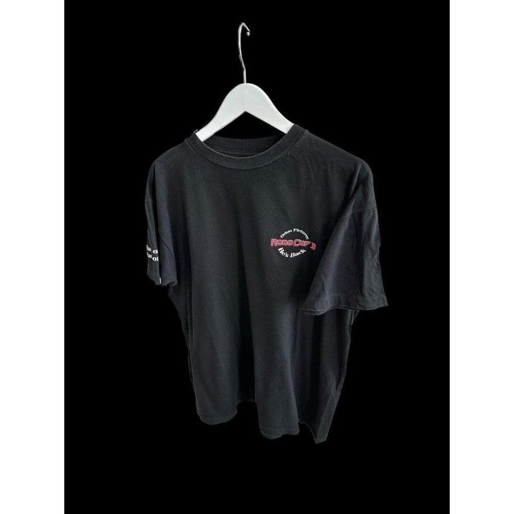 Vintage RoboCop 3 Movie Promo Shirt Sm/ Medium Single Stitched 90s Black 1993‎